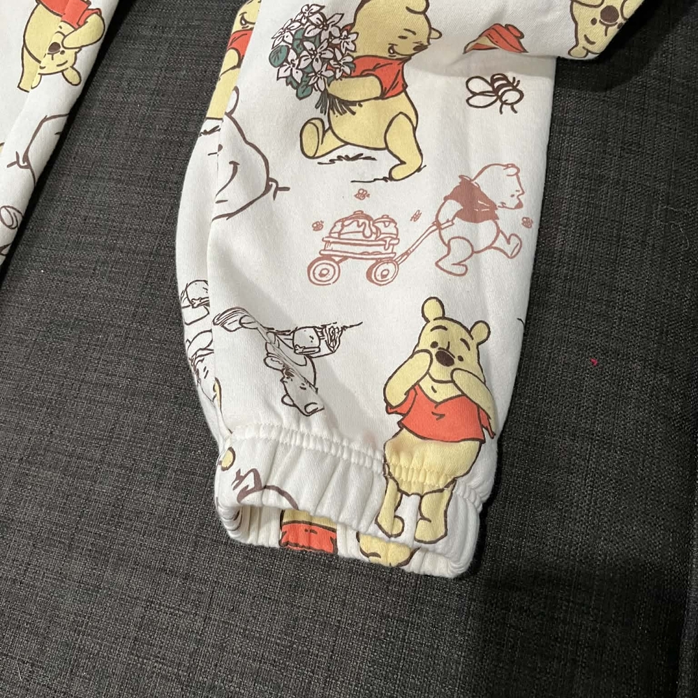 Disney Winnie the Pooh White and Red Lounge Pants - Picture 6 of 7